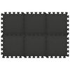 vidaXL . フロアマット 54点 4.86㎡ EVAウレタンフォーム ブラック