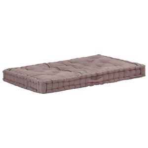 vidaXL フロアパレットソファクッション 120x80x10 cm トープ
