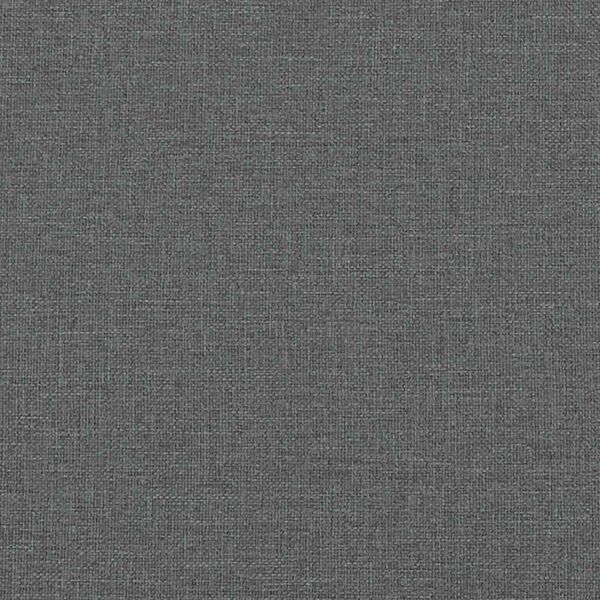 vidaXL 328019 vidaXL ロッキングチェア スツール付 ダークグレー 布製