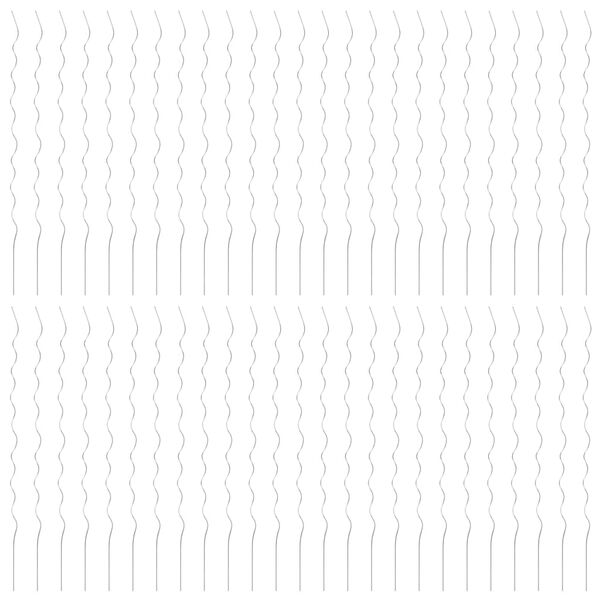 vidaXL スパイラル型 植物支柱 170cm 亜鉛メッキ鋼製 50点