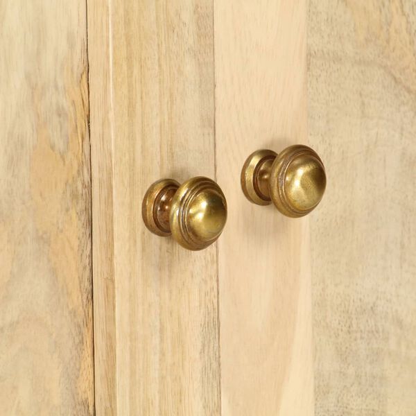 vidaXL サイドキャビネット 65x30x75cm マンゴー無垢材