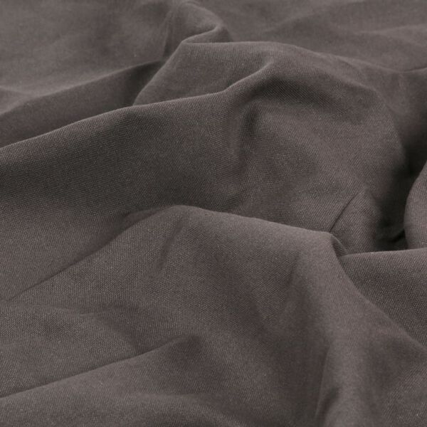 vidaXL カーテン 2面タイプ 140x175cm 金属リング付き コットン製 アントラシート