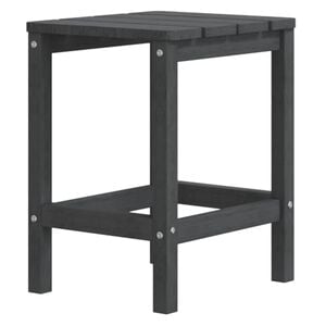 vidaXL ガーデンアディロンダックチェア 38x38x46 cm HDPE アントラシート