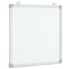 vidaXL マグネット式ホワイトボード 60x60x1.7cm アルミニウム製