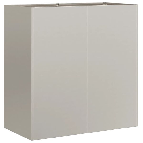 vidaXL プランター 錆び加工 80x40x80cm 耐候性スチール