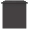 vidaXL 屋外収納ボックス ブラック 55 x 50.5 x 50 cm スチール