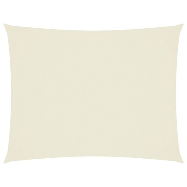 vidaXL サンシェードセイル 2x3m 長方形 オックスフォード生地 クリーム