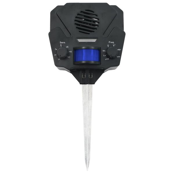 vidaXL ソーラー超音波 動物よけ モーションセンサー