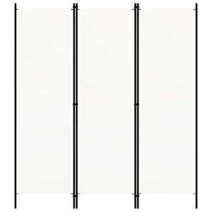 vidaXL 間仕切り 3枚パネル り ホワイト 150x180cm