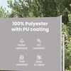 vidaXL 引き込み式サイドオーニング 120x300cm グレー