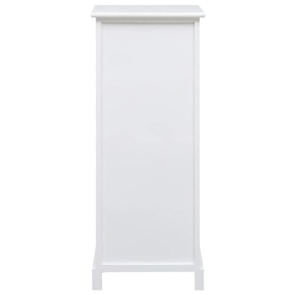 vidaXL サイドキャビネット 35x30x90cm 桐材