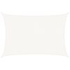 vidaXL サンシェード 4x6m 高密度ポリエチレン製 長方形 ホワイト