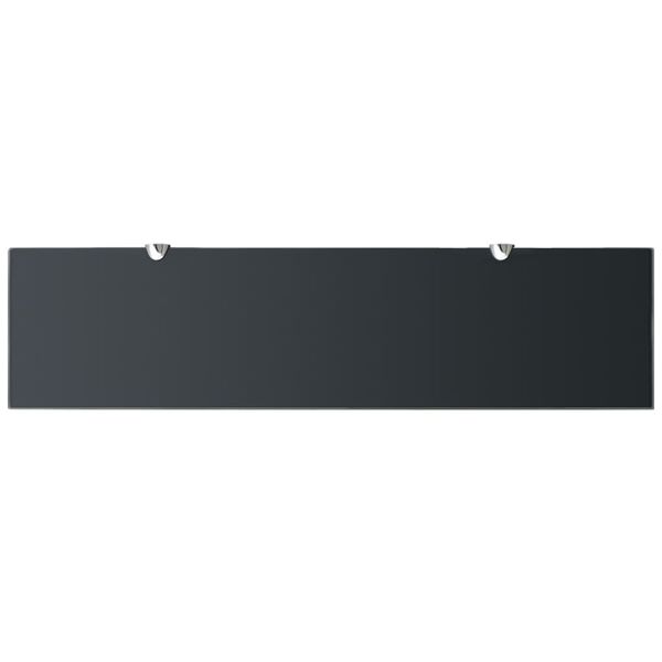 vidaXL フローティングシェルフ ガラス製 80x20cm 8mm