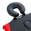 vidaXL 折りたたみ式マッサージテーブル 三つ折り アルミ製 ブラック＆レッド