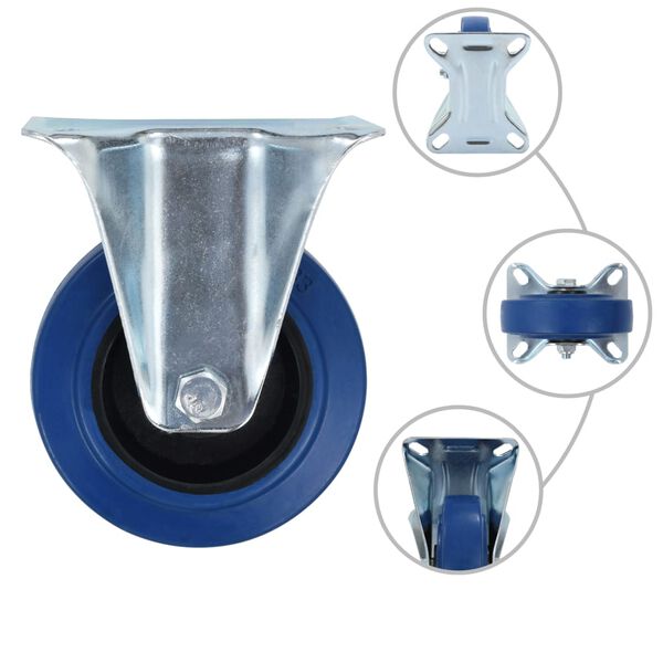 vidaXL キャスター 4個 100mm