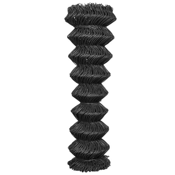 vidaXL 金網フェンス スチール製 15x1.5m グレー