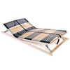 vidaXL すのこベッドベース スラット42本 7ゾーン 120x200cm