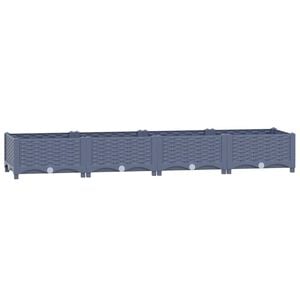 vidaXL レイズドベッド 160x40x23cm ポリプロピレン製