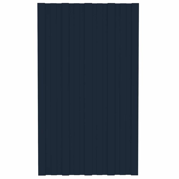 vidaXL 屋根パネル 12 pcs アンスラサイト 80 x 45 cm 亜鉛メッキ鋼