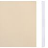 vidaXL ガーデンプライバシースクリーン PVC製 70 x 0.19m クリーム