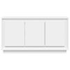vidaXL サイドボード ホワイト 102x35x55cm エンジニアリングウッド