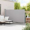 vidaXL パティオ用 引き込み式サイドオーニング 170x300cm グレー