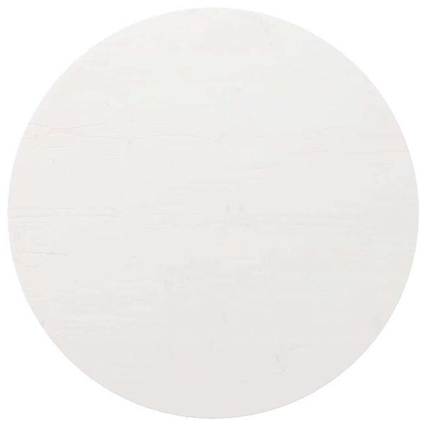 vidaXL テーブルトップ ホワイト &Oslash;80x2.5 cm 無垢材 パイン材