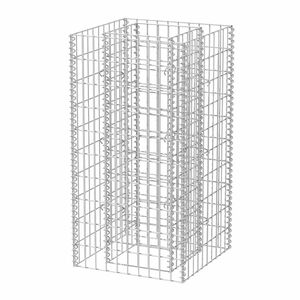 vidaXL ガビオン レイズドベッド スチール製 50x50x100cm