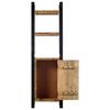 vidaXL 本棚 50x30x170 cm マンゴーウッド 無垢材