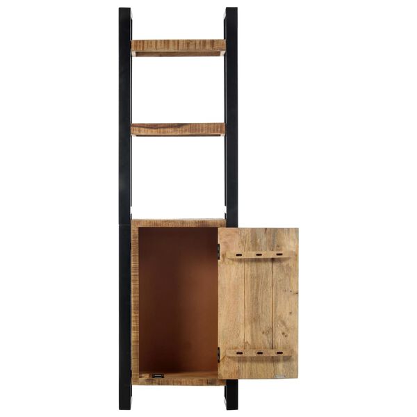 vidaXL 本棚 50x30x170 cm マンゴーウッド 無垢材