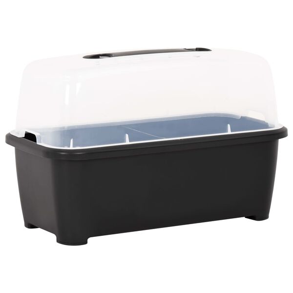 vidaXL レイズドベッド 77x38.7x82 cm PP