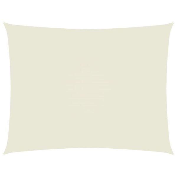 vidaXL サンシェードセイル 2.5x4m 長方形 オックスフォード生地 クリーム