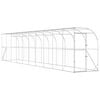 vidaXL 壁に対する鶏小屋 シルバー 600 x 150 x 215 cm 亜鉛メッキ鋼板