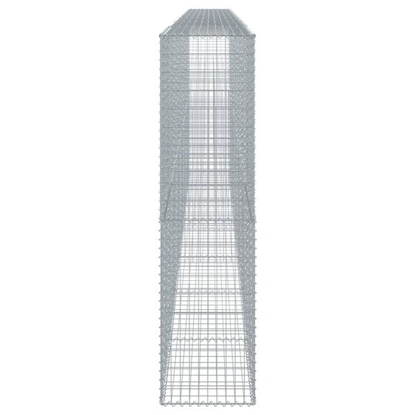 vidaXL 蛇籠バスケット カバー付き 700x50x200cm 亜鉛メッキ鉄