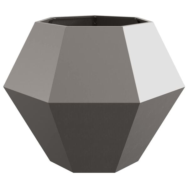 vidaXL プランター 2 pcs 錆 100 x 100 x 80 cm 耐候性スチール