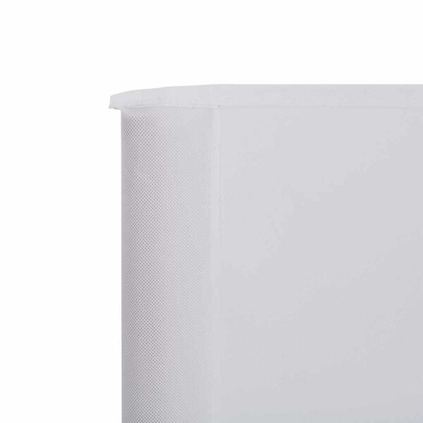 vidaXL 防風スクリーン パネル5枚 布製 600x80cm サンドホワイト