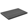 vidaXL ソーラーシャワー用フロアエレメント グレー 101x63x5.5 cm WPC