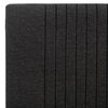 vidaXL ベッドフレーム ダークグレー 布製 100x200cm