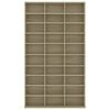 vidaXL CDキャビネット ソノマオーク 102x23x177.5cm パーティクルボード
