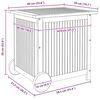 vidaXL キャスター付きガーデン収納ボックス 60x50x58cm 無垢材アカシア