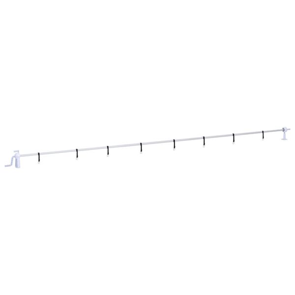 vidaXL プールカバーローラー プラスチック製ベース付き