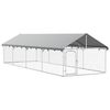 vidaXL 屋外用犬小屋 屋根付き 600x200x150cm