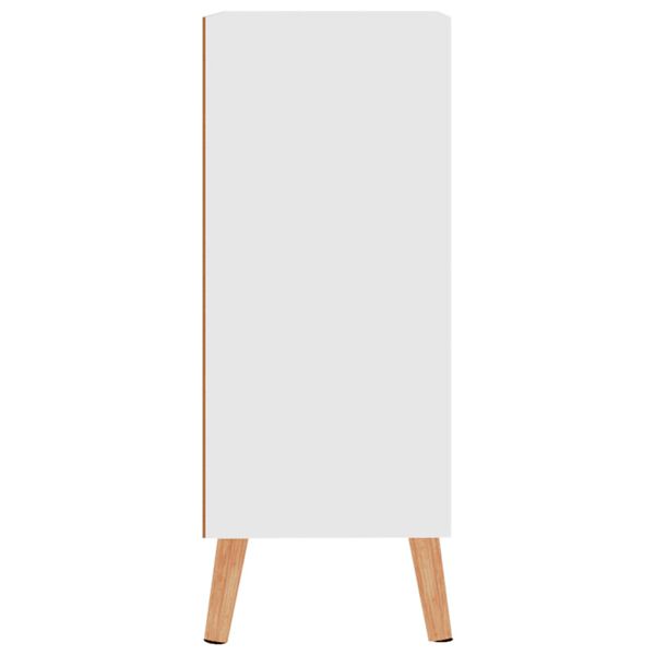 vidaXL サイドボード ホワイト 60x30x72cm エンジニアリングウッド