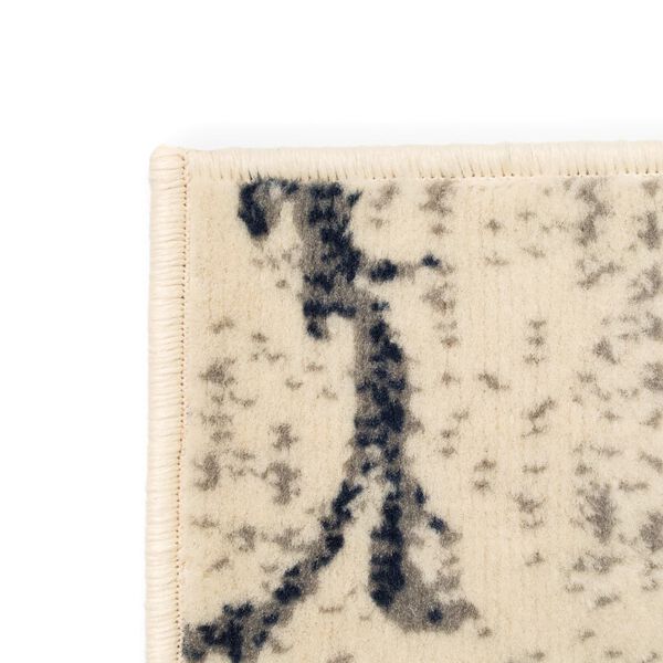 vidaXL モダンラグ 花柄 140x200cm ベージュ＆ブルー