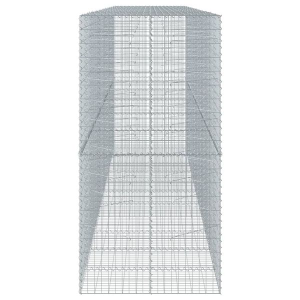 vidaXL 蛇籠バスケット カバー付き 550x100x200cm 亜鉛メッキ鉄