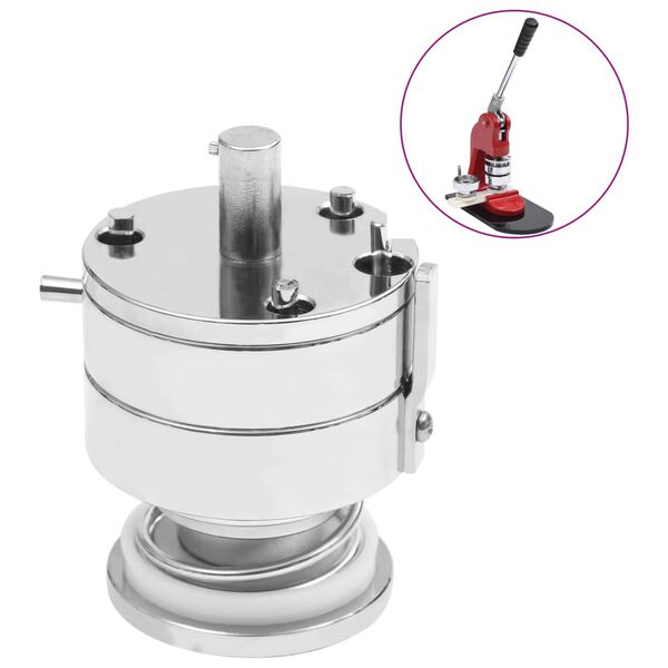 vidaXL 缶バッジメーカー専用 交換式 金型 44mm