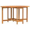 vidaXL ガーデンテーブル ブラウン 110 x 60 x 72 cm ソリッドアカシアウッド