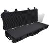 vidaXL 141079 防水プラスチック成形ガンケース トロリーキャリーケース