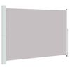 vidaXL パティオ用 引き込み式サイドオーニング 200x314cm グレー