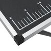 vidaXL 折りたたみ式貼り付けテーブル 300x60x78cm 中質繊維板およびアルミニウム